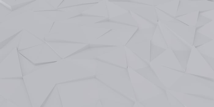 Triangle abstract background. White background, 3d rendering. photo