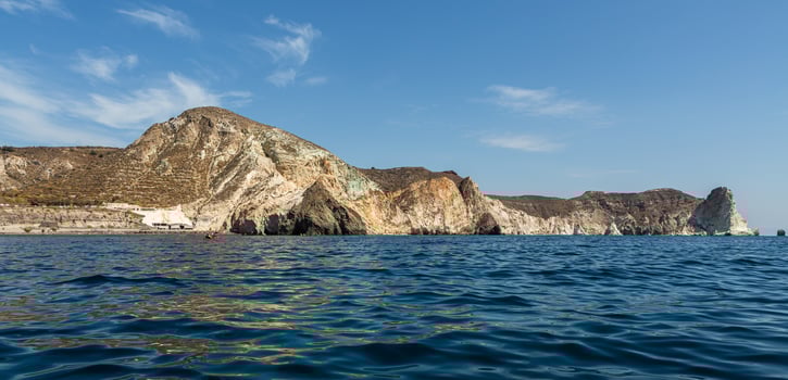 Landscapes of the Island of Santorini photo