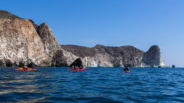 Landscapes of the Island of Santorini photo