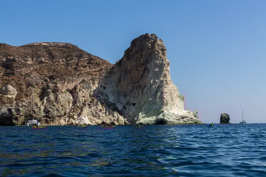 Landscapes of the Island of Santorini photo