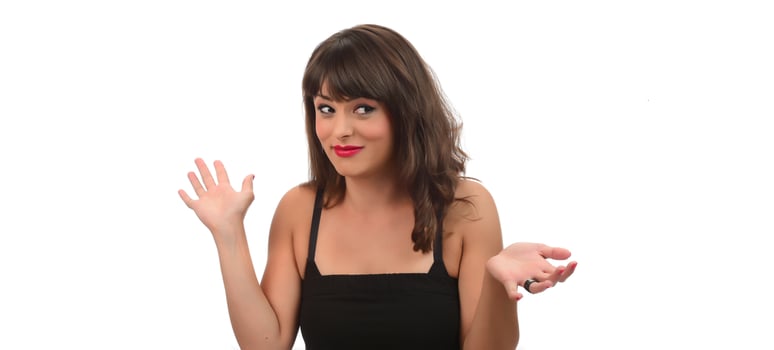 Girl with low self esteem checking her skin in a mirror banner. photo