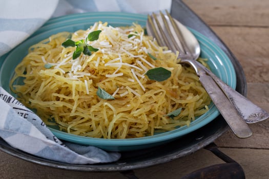 Spaghetti squash with herbs and parmesan photo