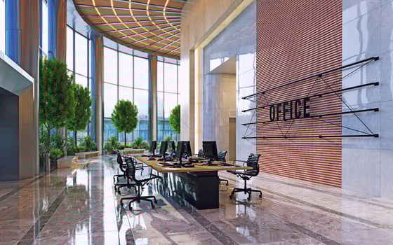 Modern office with open space photo