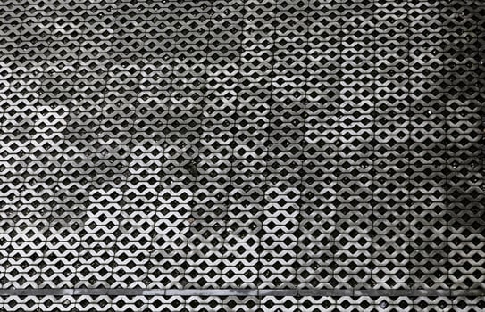 Colored cobblestone floor photo