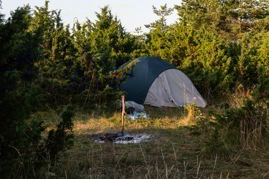 Camping with Campfire photo