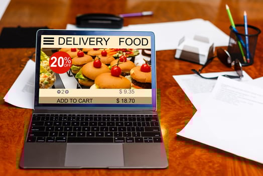 Food Delivery Fast Food Obesity Concept photo