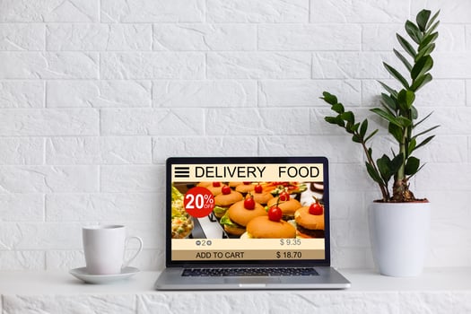 Food Delivery Fast Food Unhealthy Obesity Concept photo