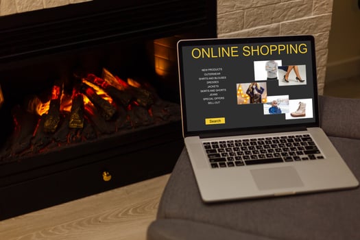 laptop shopping screen web online photo