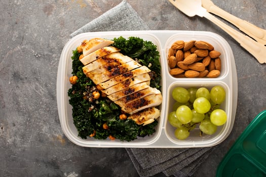 Healthy work or school lunch photo