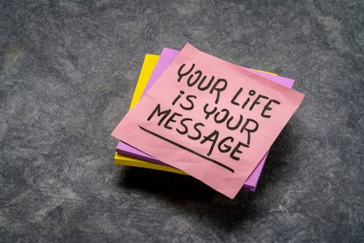 your life is your message photo