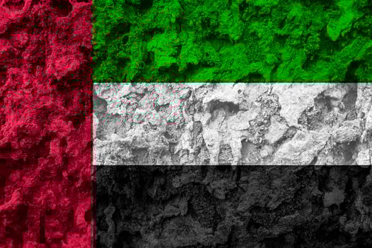 united arab emirates flag texture as backdrop photo