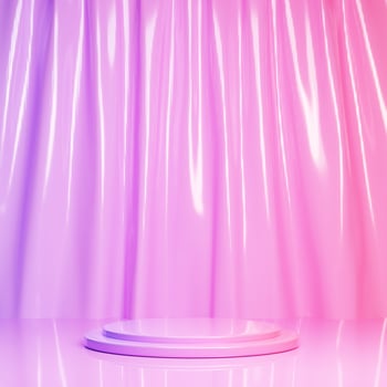 flash sale banner with podium template design and lightning icons photo