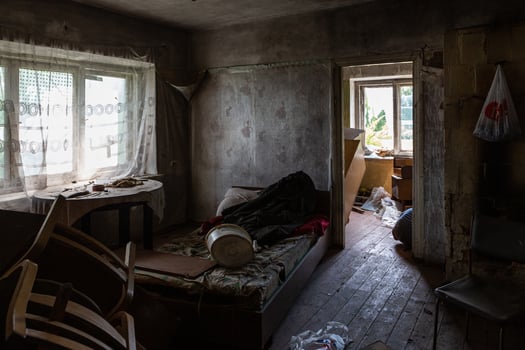 Abandoned Living Room photo