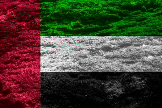 united arab emirates flag texture as backdrop photo
