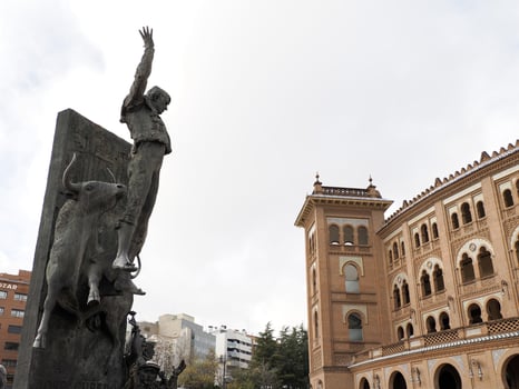 madrid plaza de toros bull fighting historic arena Las ventas photo