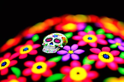 Dia de los Muertos, traditional Mexican cultural festival. Deads day. photo