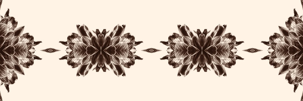Floral decorative pattern photo