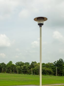 streetlight lamp and skybackground park lamp photo