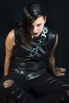 Dark goth girl photo