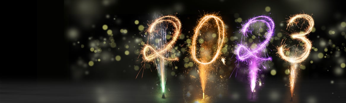 Happy New Year Background. Start to 2023. 3D illustration photo