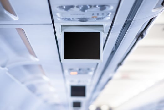 Airplane Display Screen photo