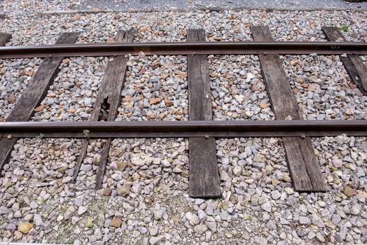 Line of Railway in Chiang Mai, Thailand 2 photo