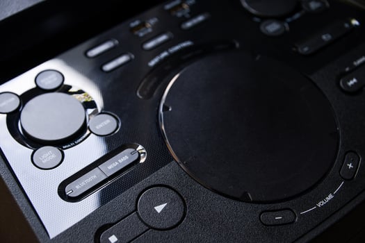 controller button of stereo photo
