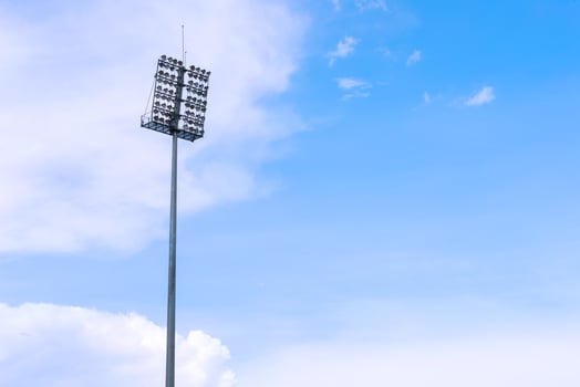 Sport light for sport photo