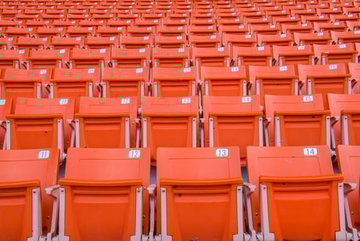 Empty Chair at Grandstand photo