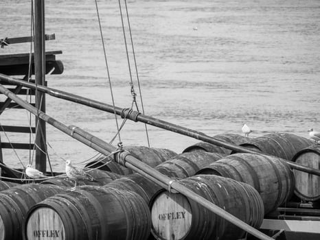 porto at the douro river photo