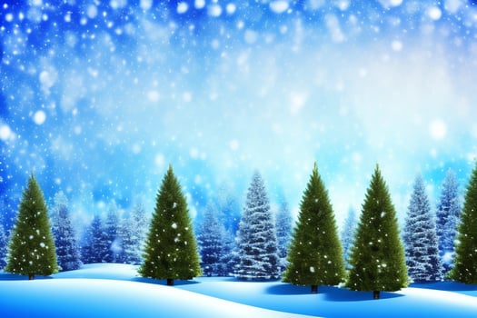 Beautiful winter background with snow. New Year, Christmas and other holidays, web poster, greeting card. photo