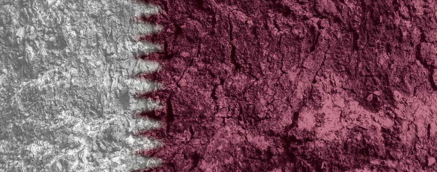 Qatar flag texture as a background photo