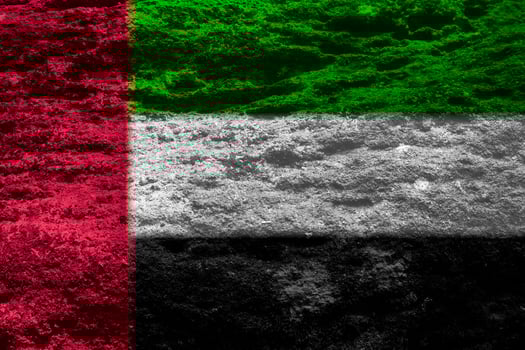 united arab emirates flag texture as backdrop photo