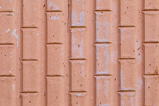 Red brick texture, close up detailed copy space brick wall background photo