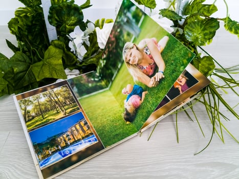 Photobook Album with Travel Photos