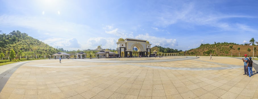 Entrance gate of the National Palace in Kuala Lumpur photo