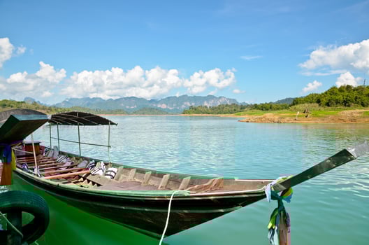 Longtail boat for travel photo