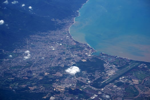 Puerto vallarta mexico aerial view photo