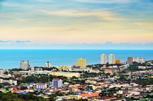 Beautiful landscaped of Hua Hin city photo