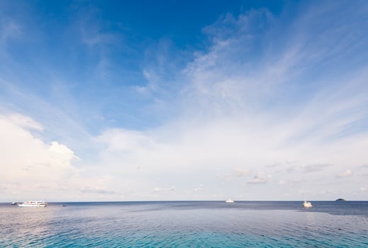 Background sky and clouds in the summer photo