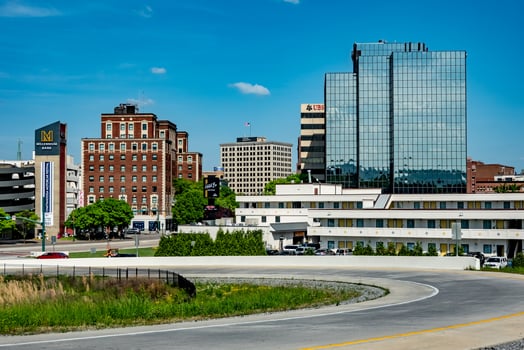 downtown chattanooga tennessee at daylight photo