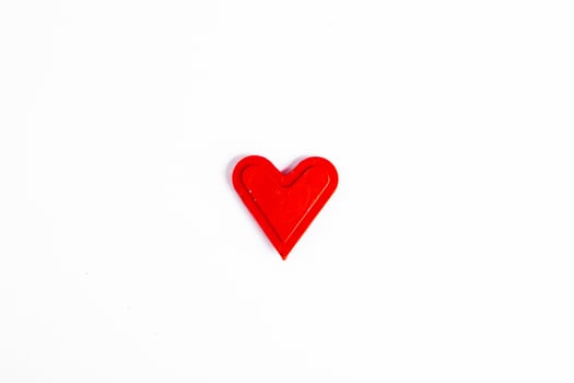 Love hearts on wooden texture background. Valentines day card concept. Heart for Valentines Day Background. photo