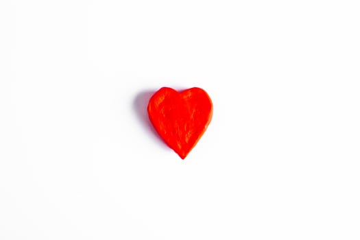 Love hearts on wooden texture background. Valentines day card concept. Heart for Valentines Day Background. photo