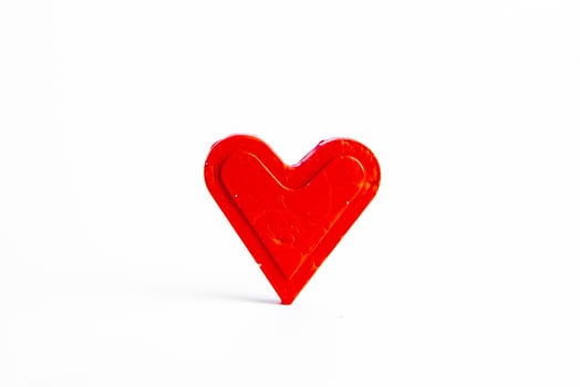 Love hearts on wooden texture background. Valentines day card concept. Heart for Valentines Day Background. photo