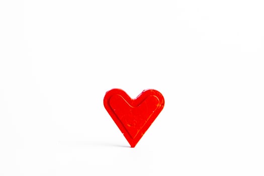 Love hearts on wooden texture background. Valentines day card concept. Heart for Valentines Day Background. photo