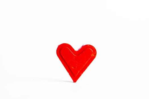 Love hearts on wooden texture background. Valentines day card concept. Heart for Valentines Day Background. photo