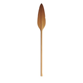 Wood Spear Isolated in a white background photo