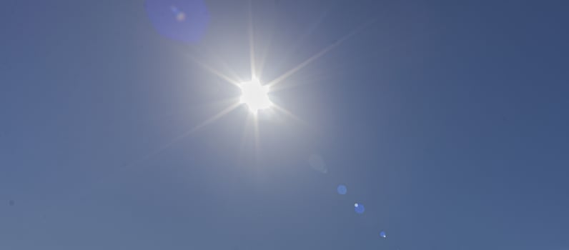 Image of a clear and cloudless sky can be used as background photo