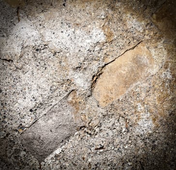 Background of an old surface of metal-concrete. photo