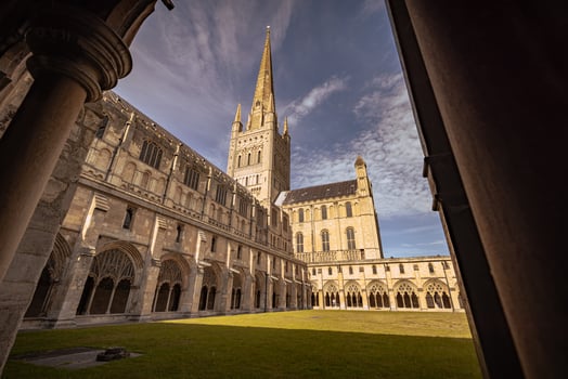 Cathedral of Norwich in Norfolk, England. photo